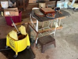 metal stand - mop bucket - sm ladder- etc