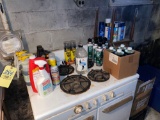 Large Assortment Of Household Chemicals, (2) Shelf?s