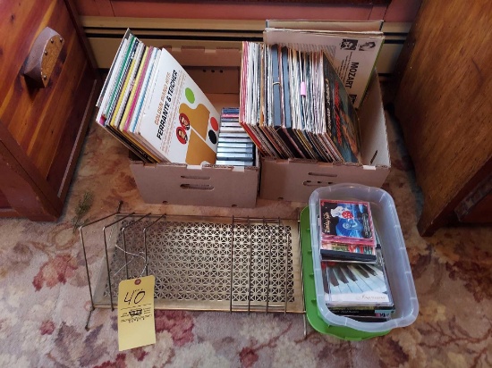 Assortment of Records, Cassettes, & CDs - Classical, Country, Chirstmas, Dance, & more