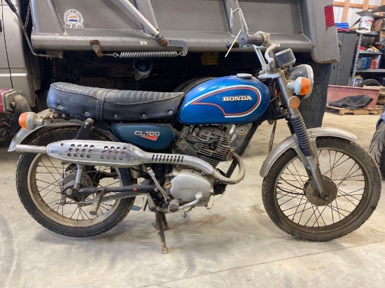 1972 Honda CL100 Motorcycle
