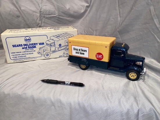 Marx Sears delivery van Bank