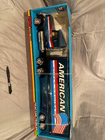 Nylint steel toys American super cruise tractor trailer