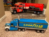 (2) buddy L trucks