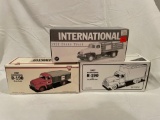 (3) First gear die cast international trucks