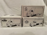 (3) First Gear die cast trucks