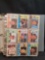 1960 Topps Baseball card set minus 5 cards HOFers RCs in binder