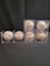 6 signed baseballs Bradon Nimmo 2 group signed Unknowns