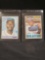 Hank Aaron Topps Baseball cards 1966 1967 HOFer NICE