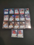 17 MLB Baseball Auto Autographed cards Topps Chrome