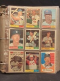 1961 Topps Baseball 310 different cards partial set HOFers Stars RCs more in binder