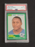 1989 Score Football Barry Sanders RC Rookie Card PSA 8