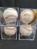 Pete Alonso Clayton Kershaw Mike Lowell Trevor Hoffman signed balls