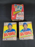 2 1989 Fleer Baseball Unopened Wax Box plus 1991 Topps