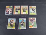 1973 Topps Football Ken Stabler plus 1975 1976 1977 1978 1979