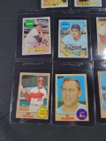 1968 1969 Topps Baseball HOFer lot Ernie Banks Bob Gibson