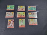 1960 Topps Baseball Thrills sub set minus Mantle NICE