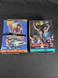 Topps Back to the Future II and Gremlins 2 wax boxes