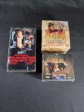 3 wax boxes Terminator Judgment Day Maverick Indiana Jones