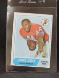 1968 Topps Football Cards Floyd Little RC Mike Ditka Fran Tarkenton NICE