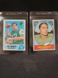 1967 1968 Topps Football Joe Namath HOFer cards NICE