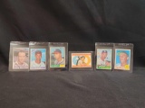 6 Topps Baseball Ed Eddie Mathews cards 1960 to 1968