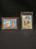 Johnny Bench Topps Baseball Cards 1968 Rookie Card RC plus 1969