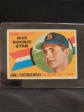 1960 Carl Yaz Yastrzemski Topps Baseball RC Rookie Card