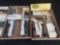 2 Boxes of HO Scale Silver Streak, Roundhouse, & Ambroid Train Cars