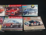 AMT 1969 Plymouth GTX Hardtop, Bill Elliot Ford Thunderbird, Revell 58 Christine Plymouth,