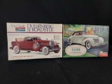 Monogram Duesenberg SJ Roadster & Cord Phaeton Sedan Convertible Model Car Kits