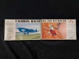 Williams Bros. Caudron Racer & Gee Bee R-1 Racer Model Plane Kits