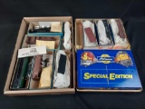 2 Boxes of HO Scale Athearn & Roundhouse Train Cars