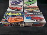 AMT 1970 Dodge Super Bee, 1970 Coronet Super Bee, Shelby Cobra 289, 1969 Cougar CH428,