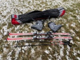 Size 13 Ski Boots, Elan Skis And Ski Bag