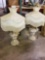 Pair of large Victorian lamps