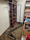 clothes rack on casters