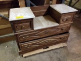 Victorian marble top dresser, no mirror