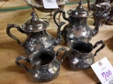 Plated tea set