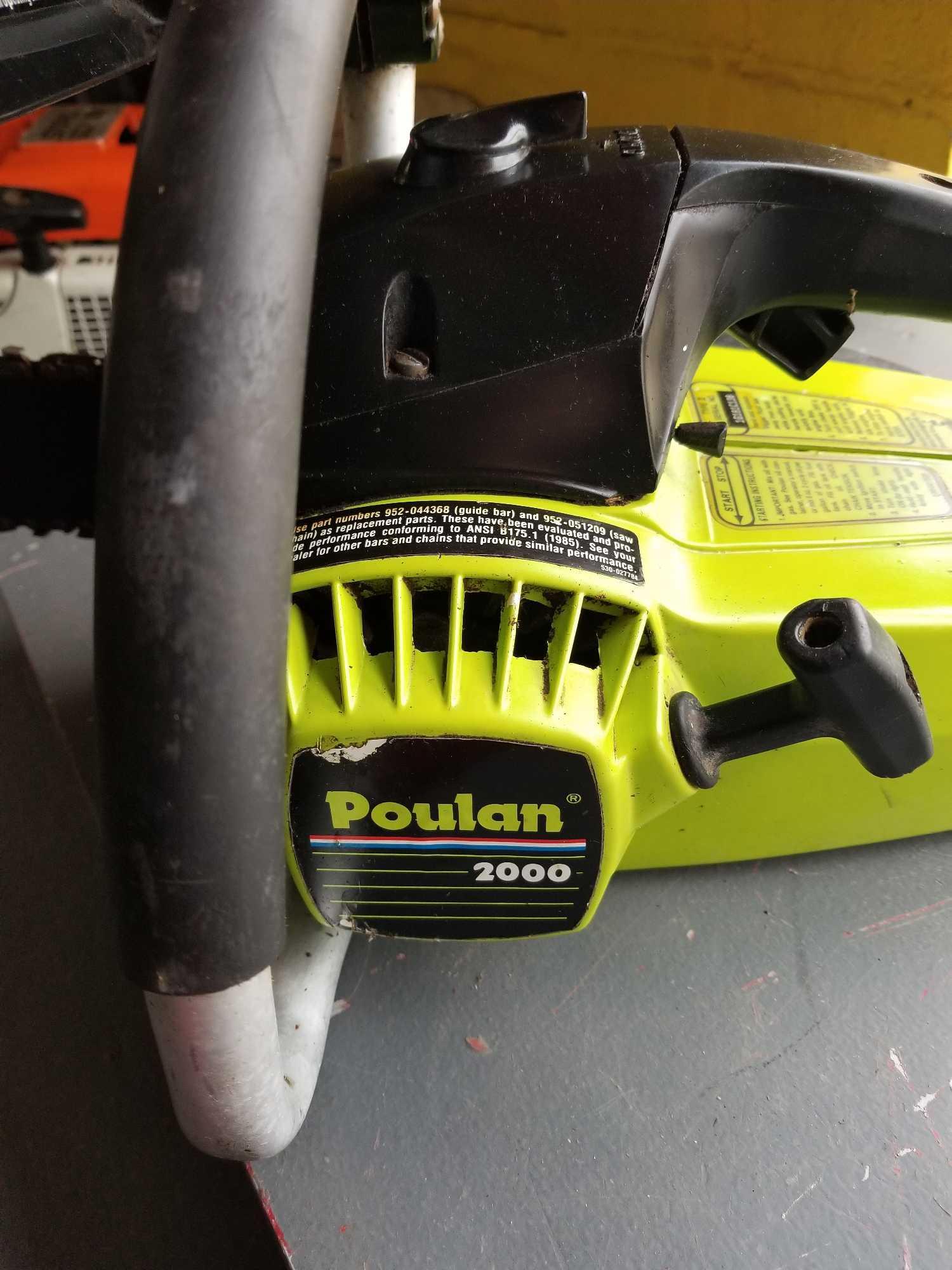 Poulan 2000 chainsaw sales price