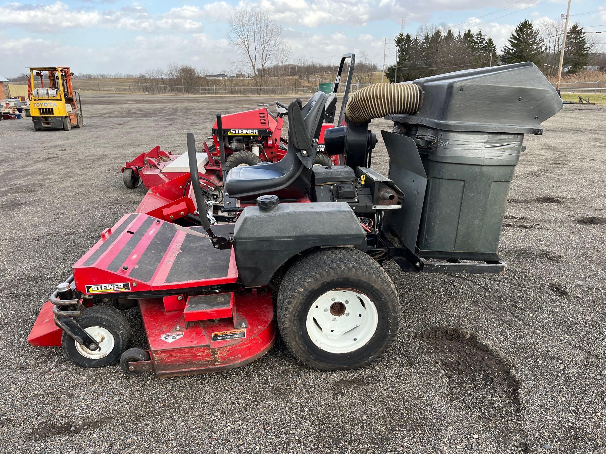 Steiner Zero Turn Mower with bagger unit Proxibid