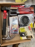 Hammers, Brush Set, Moisture Meter, Pliers Set, Oil Filter Wrench, Sales Tax Applies