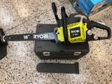 Ryobi has chainsaw with case. Sales tax applies
