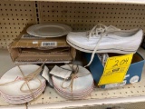 Dishes and Keds Size 11 Shoes