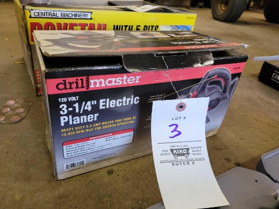 drill master 3-1/4 electric planer