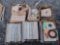 seven boxes of Records - country, orchestral, disney, and 45 records