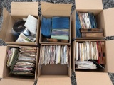 (6) Boxes of Vintage 45s