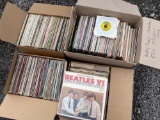(4) Boxes Of Vintage Records 33s