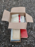 Large Box of Early United States Documents, Masterpiece Booklets, Calendars, and more - Some Signed