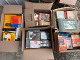 (5) Boxes of New and Vintage Books