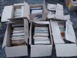 six boxes of Records - country, orchestral, dance, Rod Stewart, Rock and roll, and more
